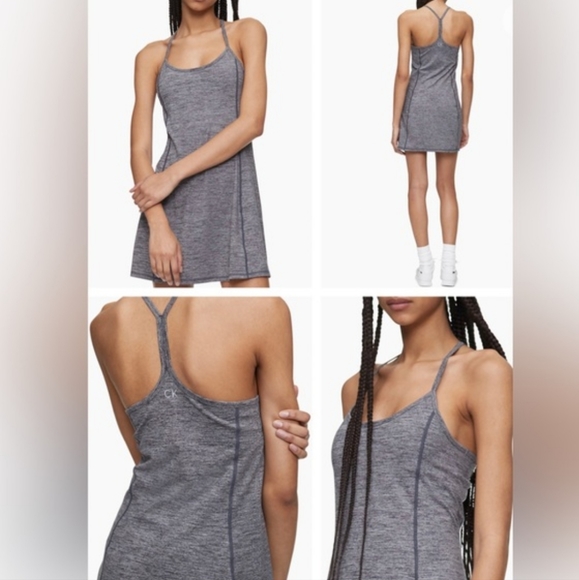 Calvin Klein Dresses & Skirts - Calvin Klein Performance Razorback Dress Maroon brown large